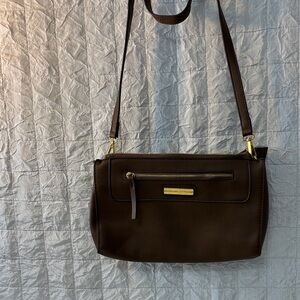 Adrienne Vittadini Brown Crossbody Bag